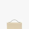 Pochette Dorian en piel marfil