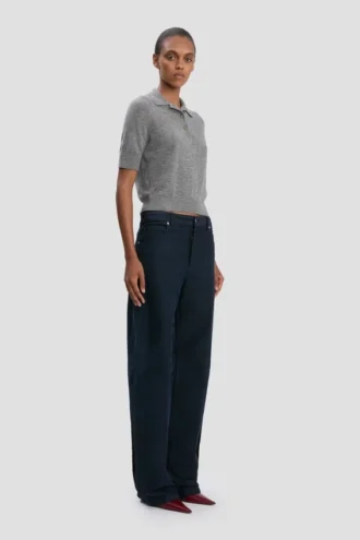 Polo en gris jaspeado