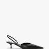 Sloane Halter Back 45 en piel negra Sloane Halter Back 45 en piel negra