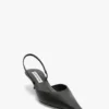 Sloane Halter Back 45 en piel negra Sloane Halter Back 45 en piel negra
