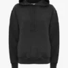 Sudadera con capucha y logotipo bordado en negro