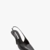 The Victoria stiletto slingback 100 en piel negra The Victoria stiletto slingback 100 en piel negra