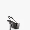 The Victoria stiletto slingback 100 en piel negra The Victoria stiletto slingback 100 en piel negra