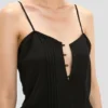 Top cami Rouleaux en negro Top cami Rouleaux en negro