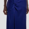 Vestido Draped Cami en índigo brillante Vestido Draped Cami en índigo brillante