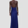 Vestido Draped Cami en índigo brillante Vestido Draped Cami en índigo brillante