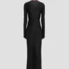 Vestido largo Frances en negro