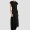 Vestido midi Aria en negro