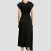Vestido midi Aria en negro