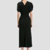 Vestido midi Bela en negro