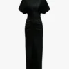 Vestido midi Bela en negro