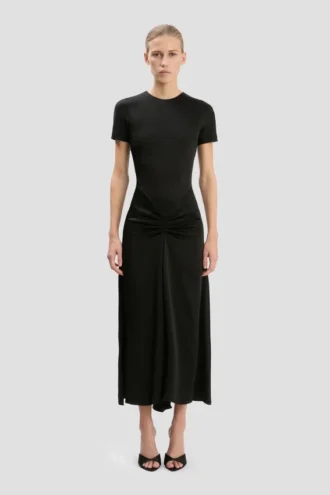 Vestido midi Blaire en negro