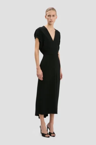 Vestido midi Edith en negro