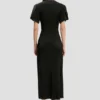 Vestido midi Eve en negro