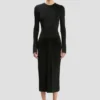 Vestido midi Frances en negro Vestido midi Frances en negro