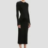 Vestido midi Frances en negro Vestido midi Frances en negro