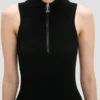 Vestido midi Mira en negro