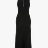 Vestido midi Mira en negro