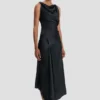 vestido midi Posy en azul marino vestido midi Posy en azul marino