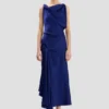 Vestido midi Posy en índigo brillante Vestido midi Posy en índigo brillante