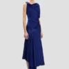 Vestido midi Posy en índigo brillante Vestido midi Posy en índigo brillante
