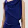 Vestido midi Posy en índigo brillante Vestido midi Posy en índigo brillante